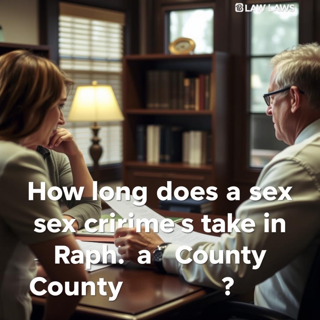 How long does a sex crime case take in Rappahannock County